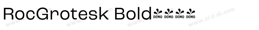 RocGrotesk Bold字体转换